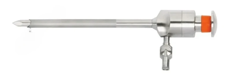 Reusable 5mm Laparoscopic Trocar with Sealing Cap,  Eye Instrument Trocar for Minimally Invasive Laparoscopy