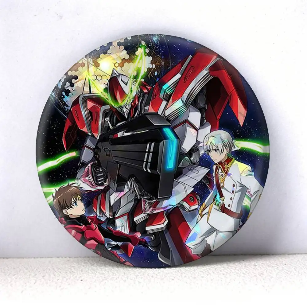 Valvrave the Liberator Anime  75mm 44mm 25mm Brooch Backpack Hat Pins Accessories Toys Badge