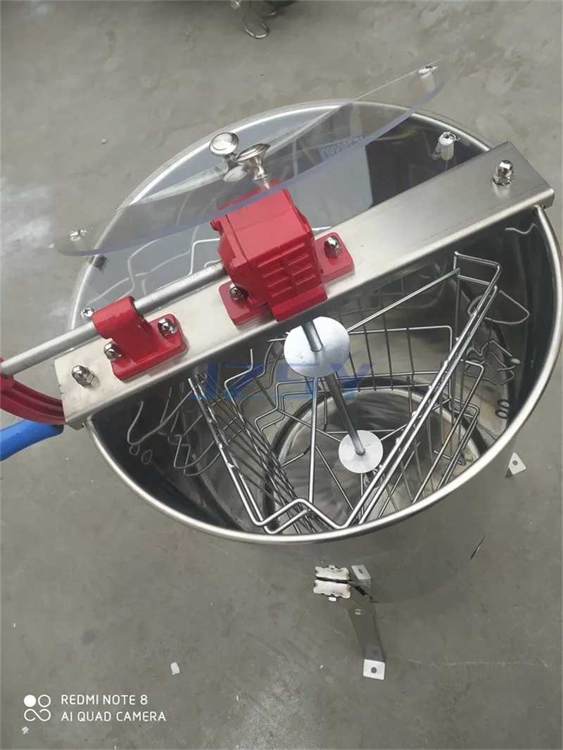 Электрический шейкер для меда, утолщенная нержавеющая сталь, ручной сепаратор для меда, ручная рукоятка, горизонтальная 2-рамная машина для встряхивания сахара