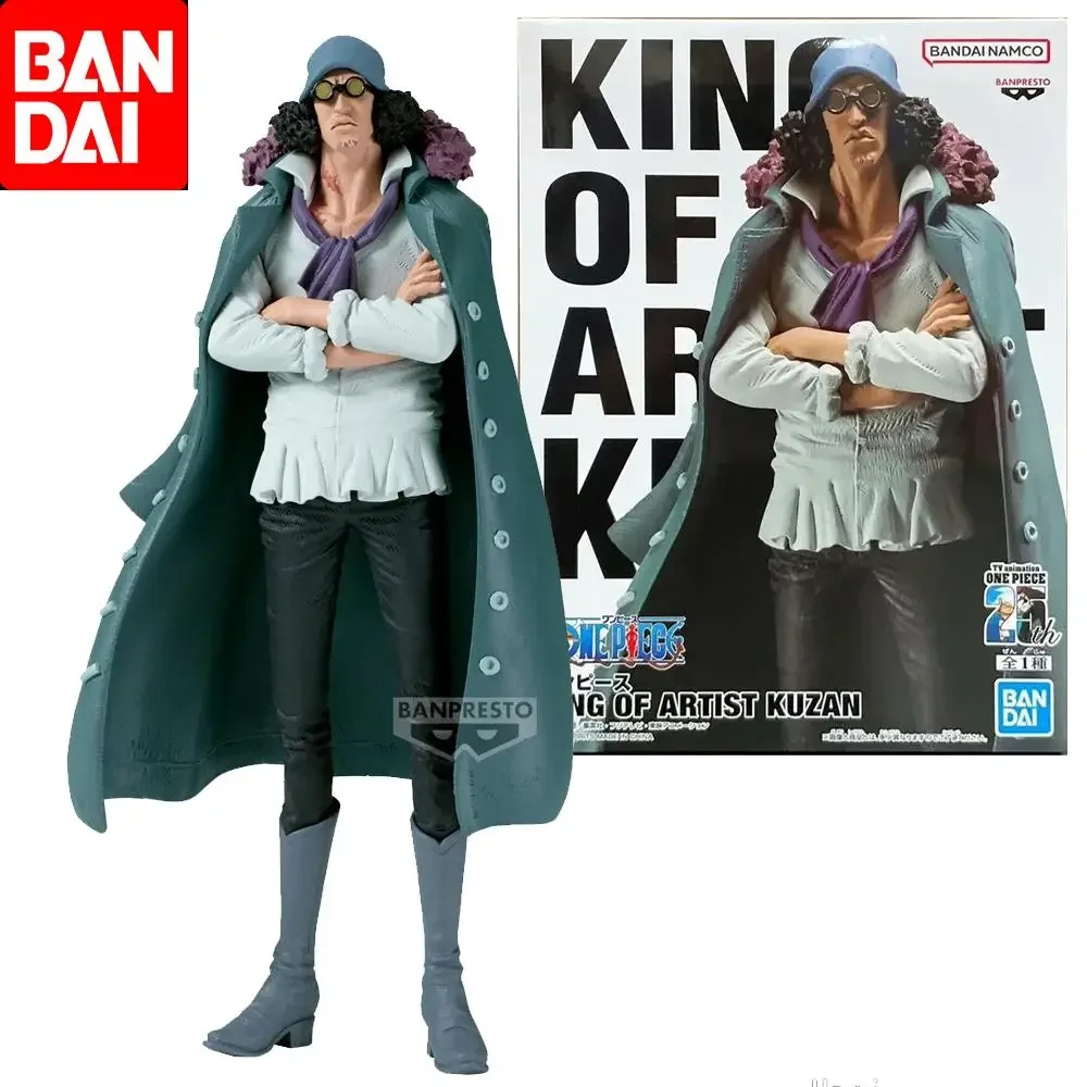 

Bandai Original ONE PIECE KING OF ARTIST KUZAN Anime Action Figure Toys For Boys Girls Kids Children Birthday Gifts Collectible
