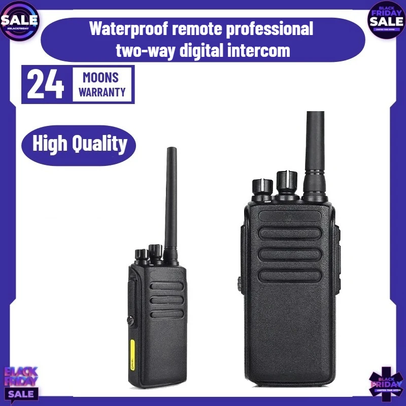 2200mAh for TYT MD-680 Walkie Talkie TDMA Digital Radio IP67 136-174Mhz VHF MD680/MD358 UHF DMR 10KM Waterproof Radio