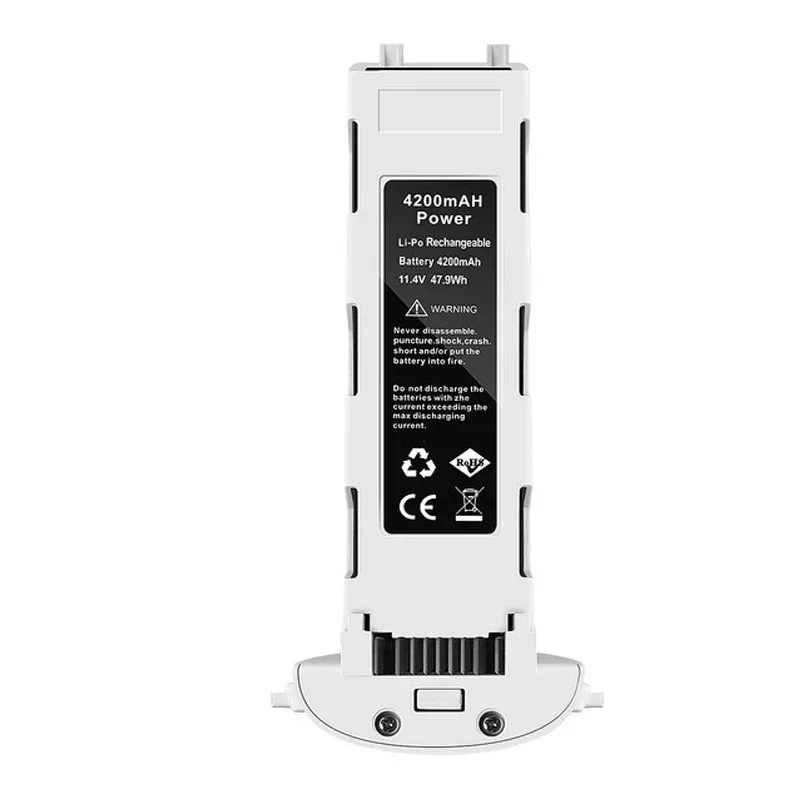 New 11.4V 4200mAh Lithium Drone Battery for Hubsan H117S GPS Brushless Quadcopter Accessories White Rechargeable Battery