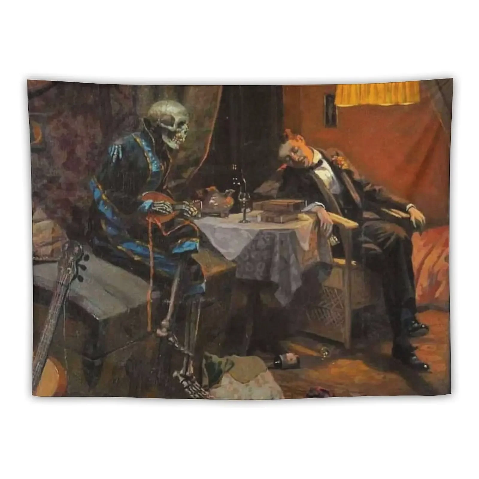 

Erich Plontke The Drinker 1910 Tapestry Home Decorations Outdoor Decor Wall Carpet Tapestry