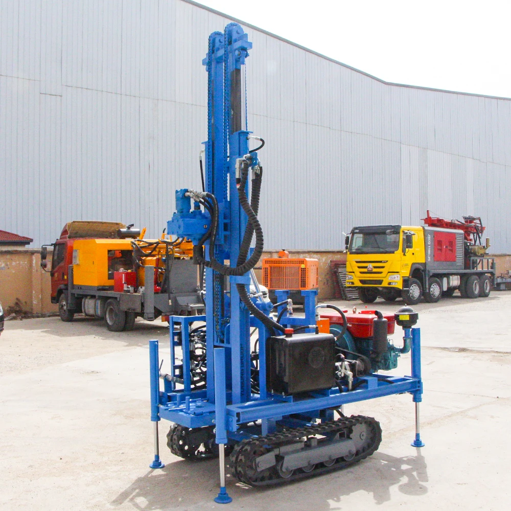 2025 Macchina idraulica dell'impianto di perforazione del pozzo d'acqua 100m-200m Potenza del motore diesel Vendita calda Prezzo di fabbrica per la pompa del nucleo dell'agricoltura