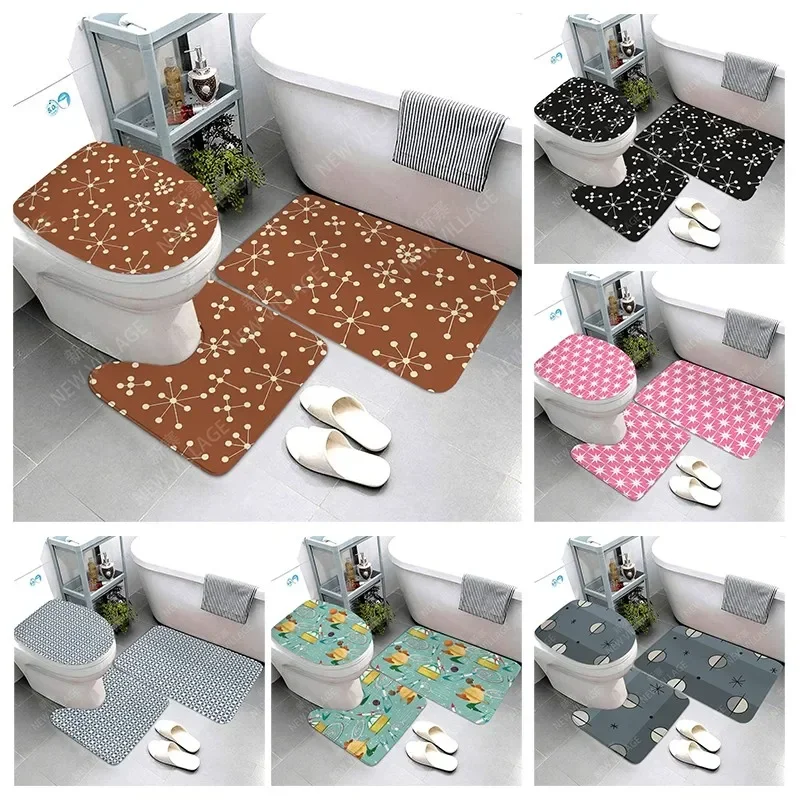 

Anti-slip Bath Mat Bathroom Small Rug Shower Mat Decorative Absorbent Foot Mat Entrance Bathtub toilet rug simple Modern Nordic