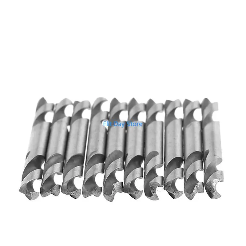 F92C 10pcs 3,2 мм HSS Двойной финал спиральных инструментов буровых инструментов Drill Tools