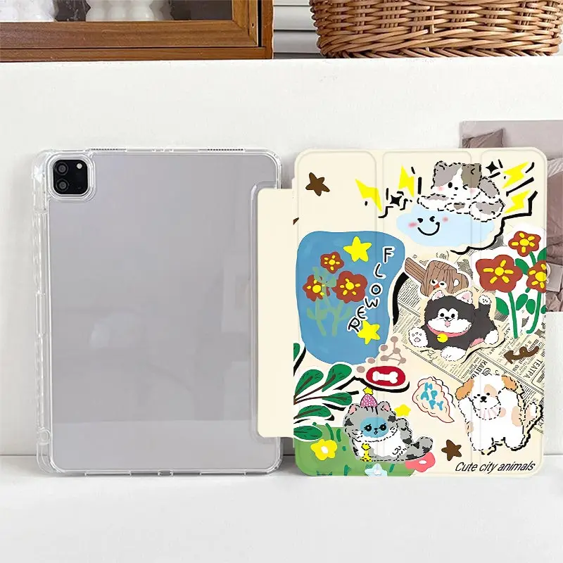 Smart Case with Pen Holder For Redmi Pad SE 11 inch Xiaomi Pad 5/5Pro 6/6Pro 11 inch Xiaomi Pad 7/7Pro 8/8Pro 11.2 inch