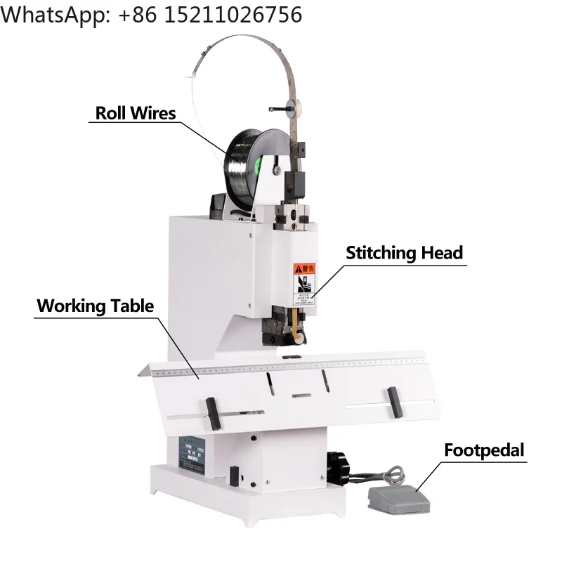 Quality Assurance Wholesale Heavy Duty Single Head Book Saddle Stitch Booklet Binding Machine