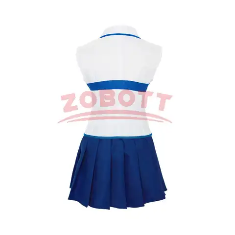 Anime FAIRY TAIL Lucy Heartfilia Cosplay Kostym Toppkjol Hårnålsset Halloween Sminkfest för Kvinnor Klänning 10 best sales Lucy cosplay Fairy Tail - №5
