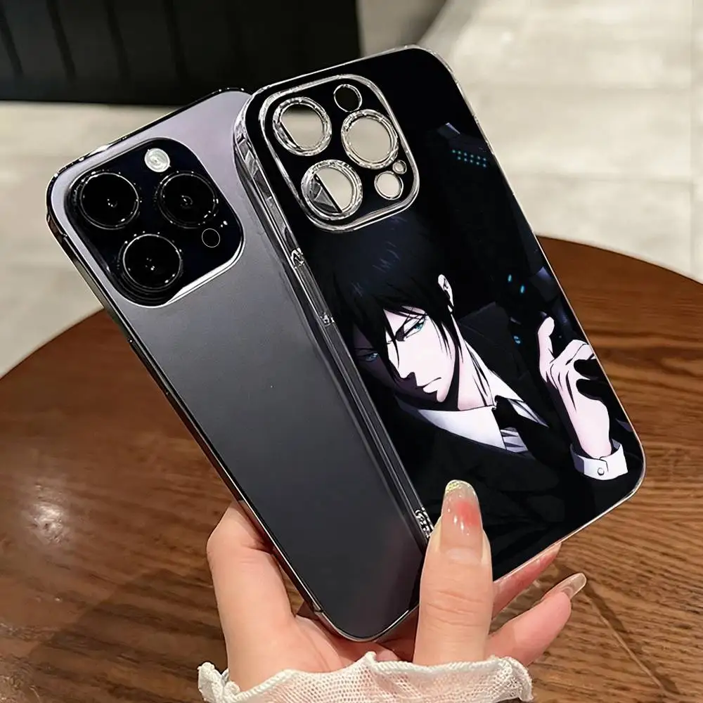 

Psycho-Pass S-Shinya Kogami Phone Case Transparent Silicone Soft For iPhone 17 16 15 14 13 12 11 Mini Pro Max Plus