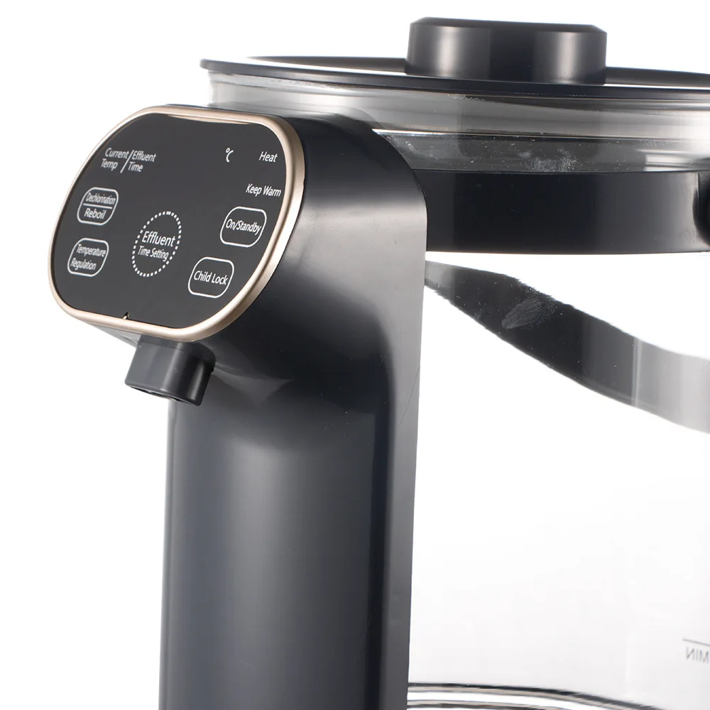 Чайник бытовой водонагреватель электрический нагревательный стеклянный электрический чайник с многоскоростным регулируемым дисплеем температуры