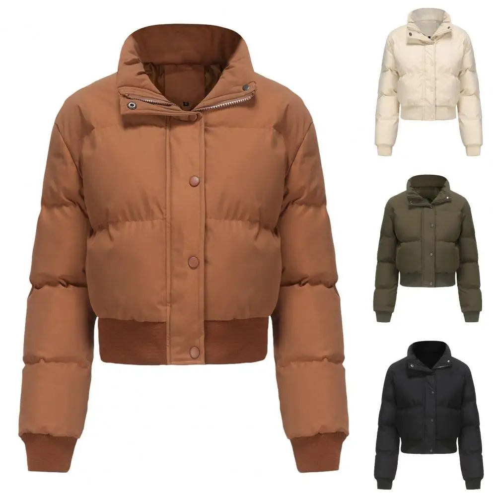 

Женская утепленная куртка из хлопка 2025: Модная зимняя модель с комбинированным дизайном, универсальная и элегантная, для женщин