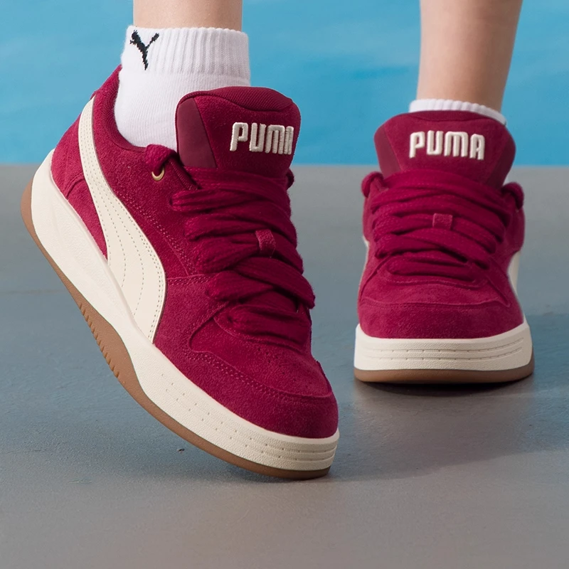 

Красные женские туфли Puma Park Luna Sd, повседневные кроссовки New Park 40251006