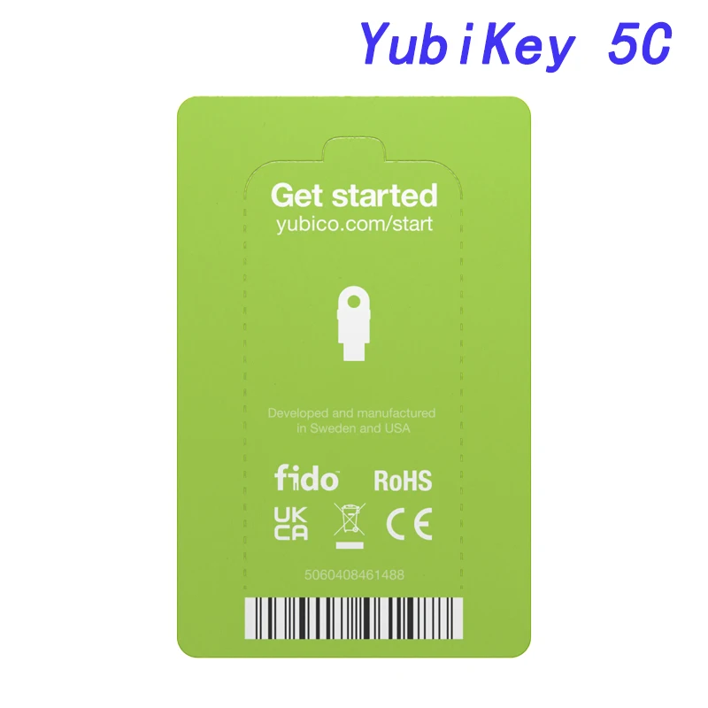 YubiKey 5C WebAuthn, FIDO2 CTAP1, FIDO2 CTAP2, универсальный 2-й фактор (U2F)