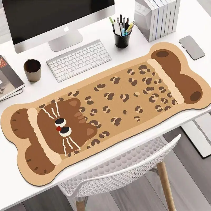 

Chiikawa Hachiware Mouse Pad Cartoon Large Special Shape Mousepads Computer Keyboard Mouse Pads Cute Cat Desktop Decorative Mat