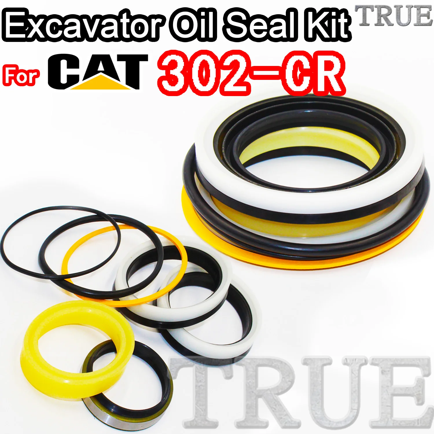 

For 302-CR Caterpillar Oil Seal Excavator Repair Kit 302 CR Pilot Valve Blade TRAVEL Joystick Engine O-ring Cylinder BOOM ARM