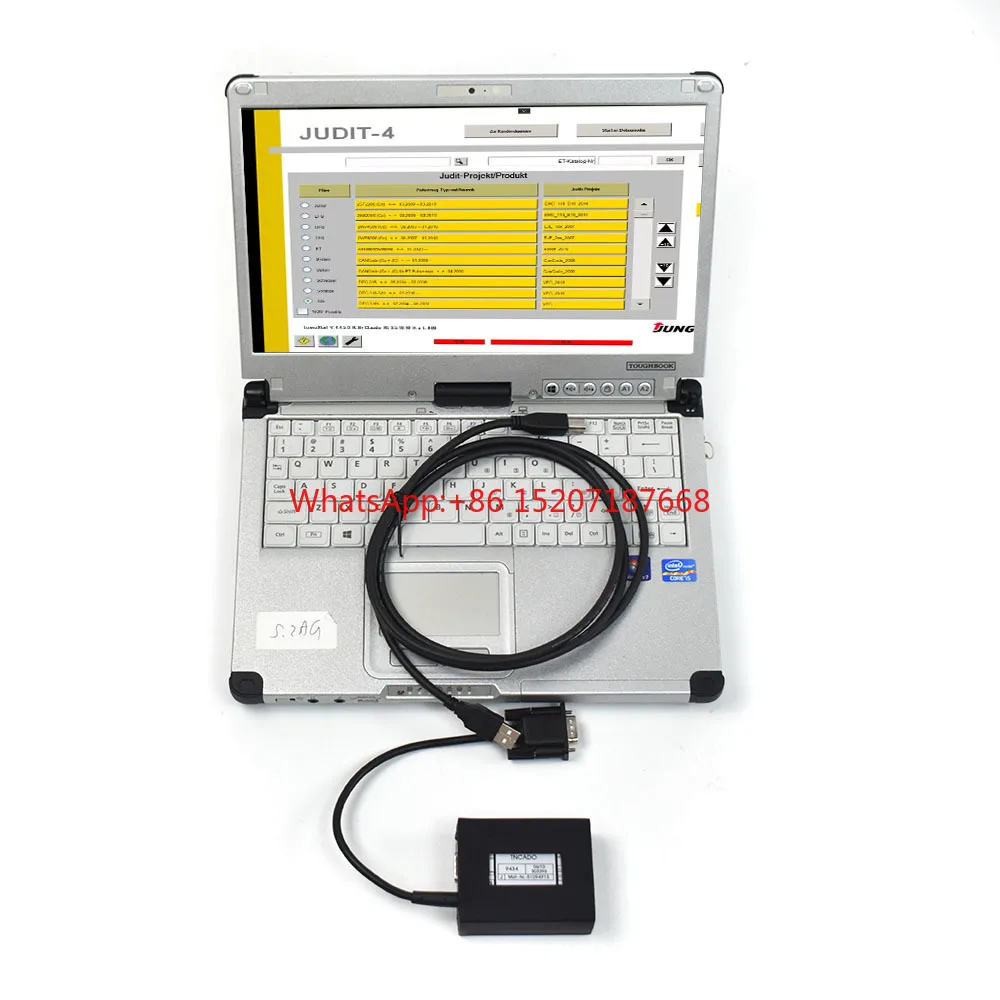 Thoughbook C2 laptop Diagnostic Kit Judit4 Jungheinrich forklift truck diagnostic tool Judit box Incado Jungheinrich JETI ET&SH