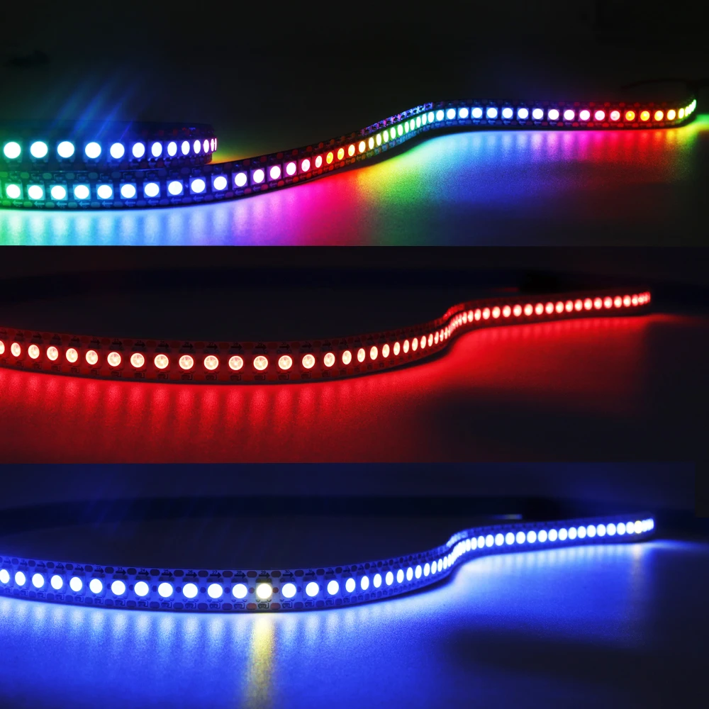 DC5V WS2812B Led Strip light 30/60/74/96/144leds/m Individually Addressable Smart 5050RGB WS2812 Pixels Led Light IP30/65/67