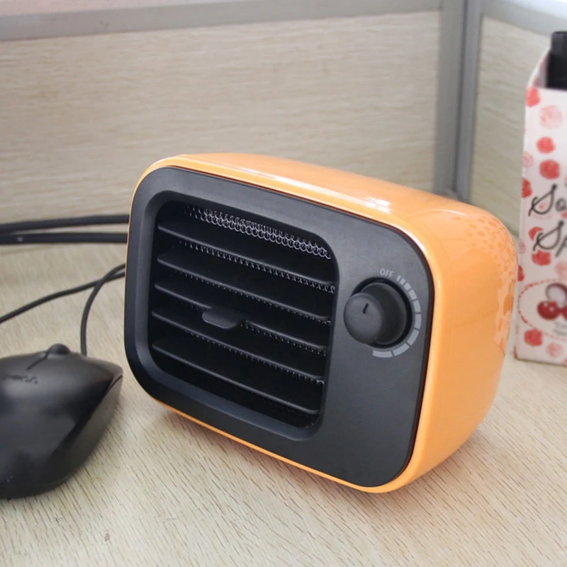 Portable Desktop Heater Fan Mini Heater Home Office Heater PTC Air Heater