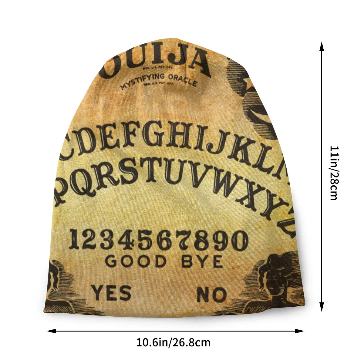 Cool Winter Warm Knit Hats Unisex Adult Ouija Board Witchcraft Skullies Beanies Caps Spirit Halloween Divination Bonnet Hats