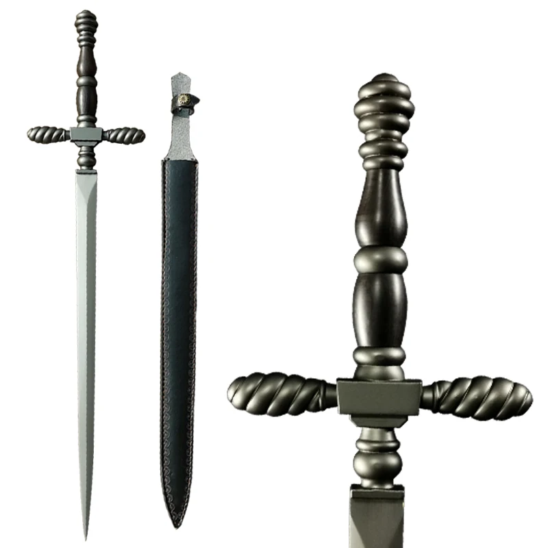 

Cosplay Real Western Sword,Stainless Steel Blade,Non Sharp,Decorative Sword Prop,Handmade Collection Item