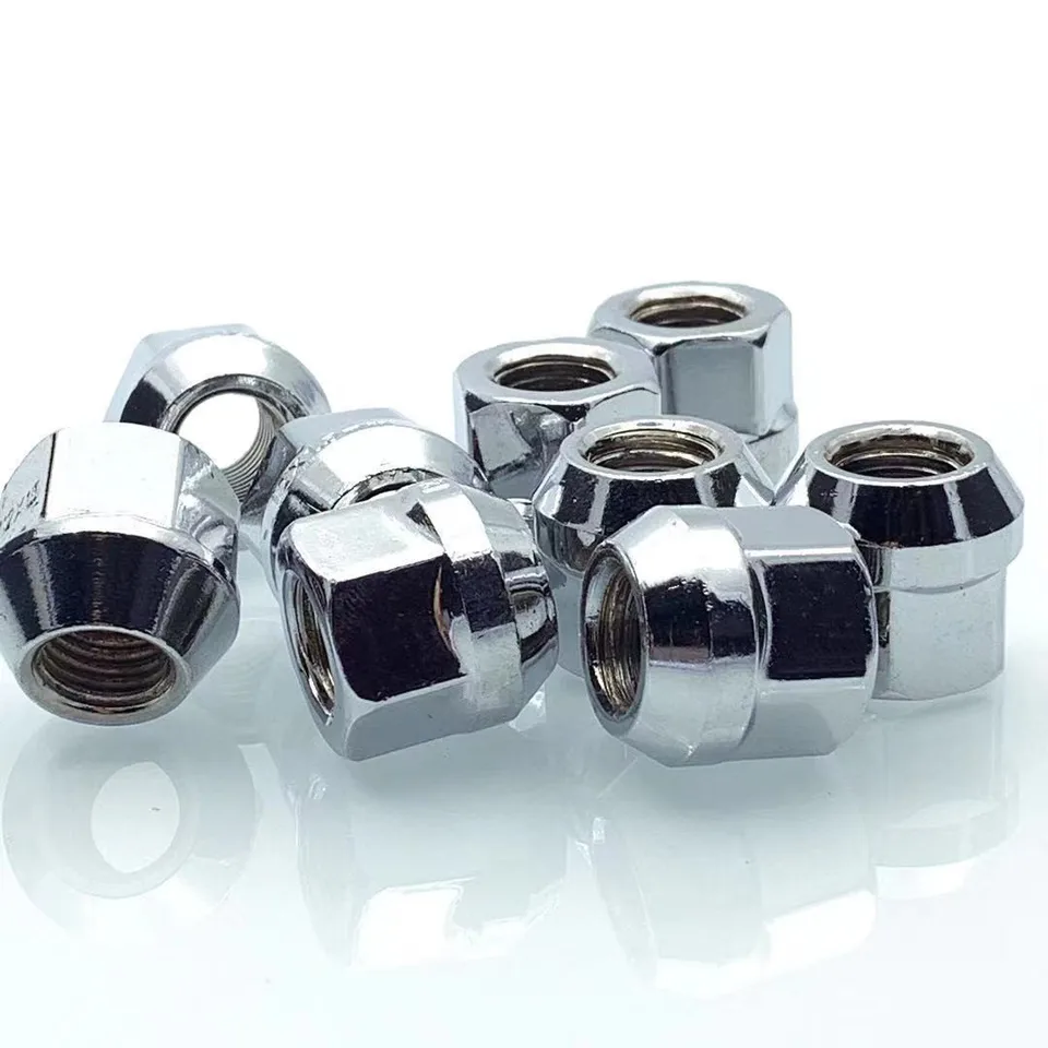 20 Chrome Open End Mag Lug Nuts – 12x1.5, Fits Old American Torq D Wheels – Lugnutkingiv