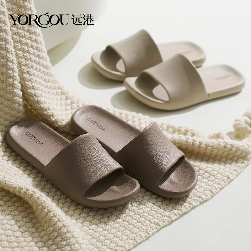 Popular Versatile Cool Slippers 2024 New Women's Spring Summer Home Non-slip Stepping On Shit Slippers Wear Flat Bottom Niche