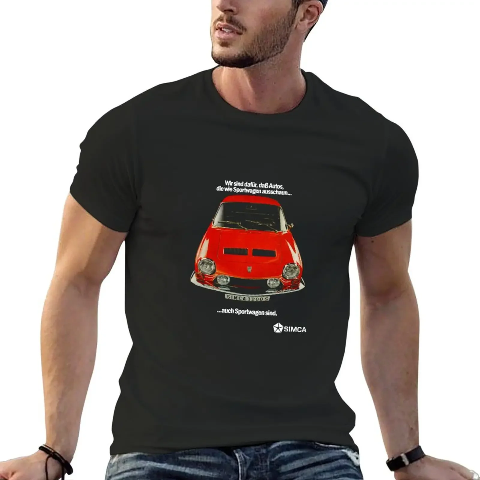 

SIMCA 1200 S COUPE Classic T-Shirt korean fashion oversized t shirt man clothes graphic t shirt vintage fitted t shirts for men