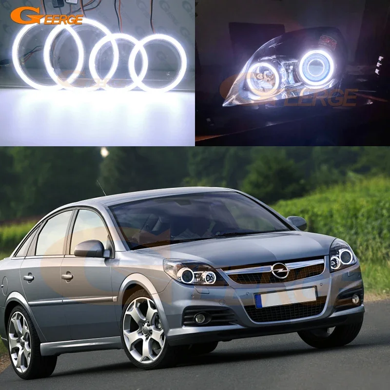 

For Opel Vectra C Facelift 2005 2006 2007 2008 2009 Day Light Excellent Ultra Bright COB Led Angel Eyes Kit Halo Rings