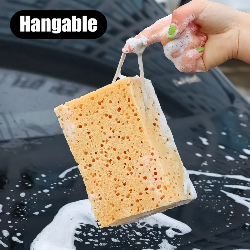 1/2pcs Honeycomb Car Wash Sponge Cleaning and Wiping Tools for Automobile Kitchen Household Cleaning Maintenance  Accessories