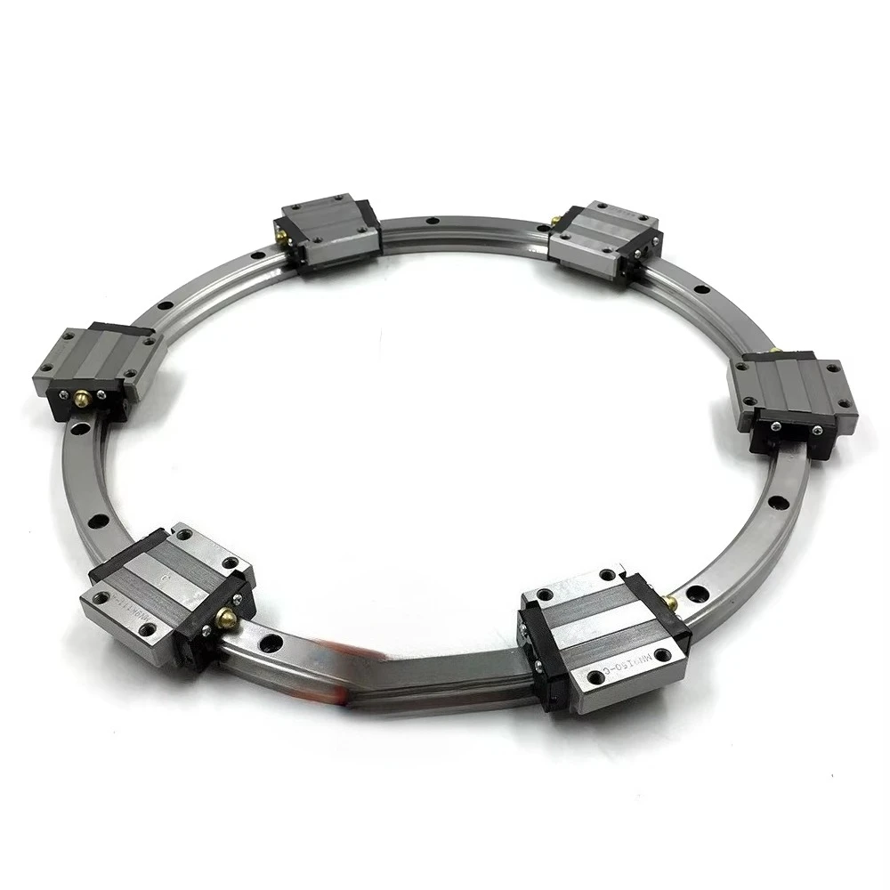 Customizable Arc Linear Guide Rail Replace HCR Series YCR15A+60/150R YCR25A+60/500R Curved Guideway