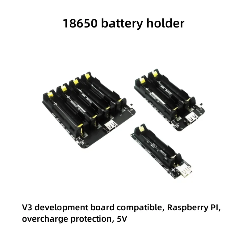 

18650 Battery Holder Compatible with V3 Development Board Raspberry Pi 3 with Over charge Protection 5V
