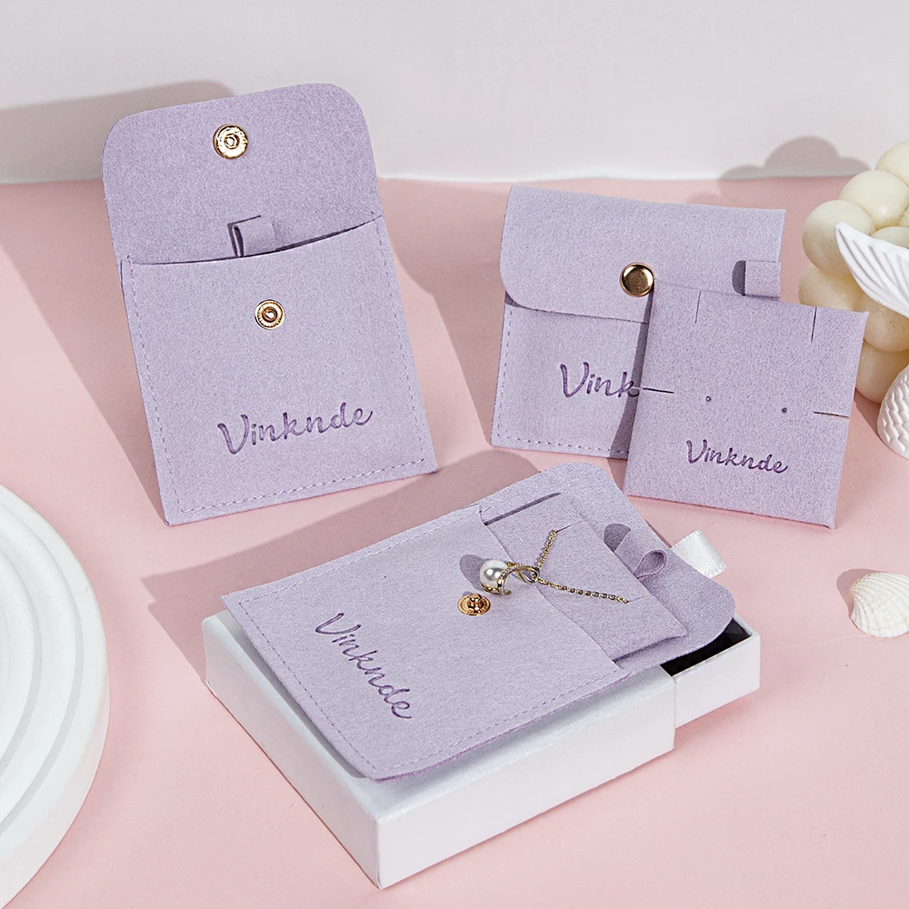 

8x8 см индивидуальный логотип из микрофибры, сумка для ювелирных изделий, серьги, ожерелье, сумка на пуговицах с карточкой, свадебные сувениры, органайзер для хранения подарков