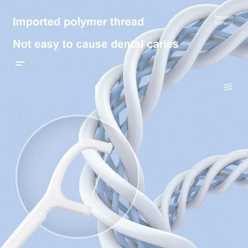 Disposable Dental Floss Sticks Interdental Cleaner Portable Oral Hygiene Essential Travel Friendly image 5