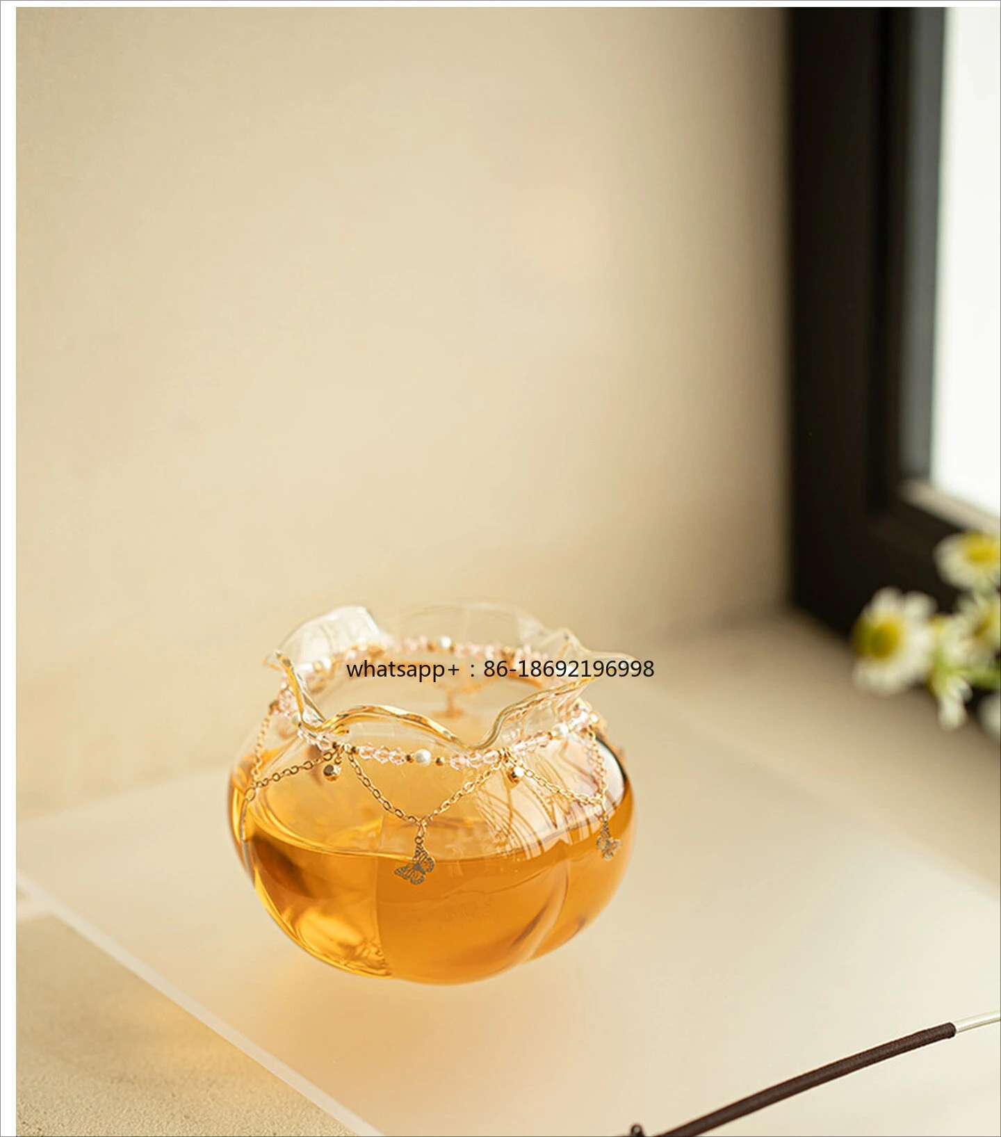 High Borosilicate Glass Fair Cup Household Heat-resistant and Anti-scalding Sea Male Cup Women's Special Kung Fu  Set  Dispenser