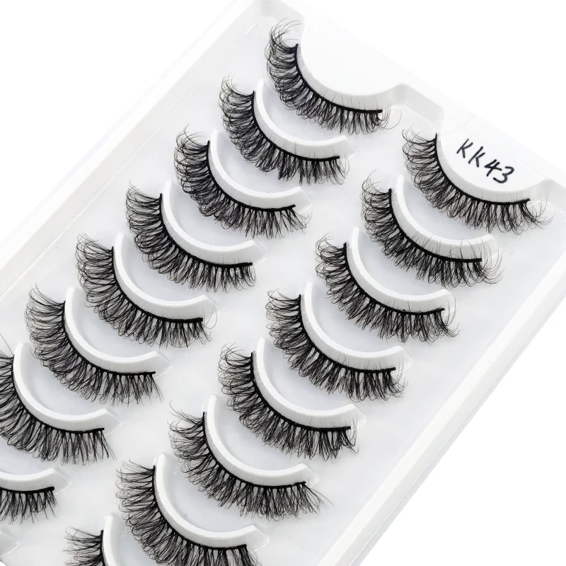 HBZGTLAD Russische Streifenwimpern, 10 Paar, 3D-Nerzwimpern, natürliche Wimpern, dramatische falsche Wimpern, Großhandel, Wimpernverlängerung – Detail 39