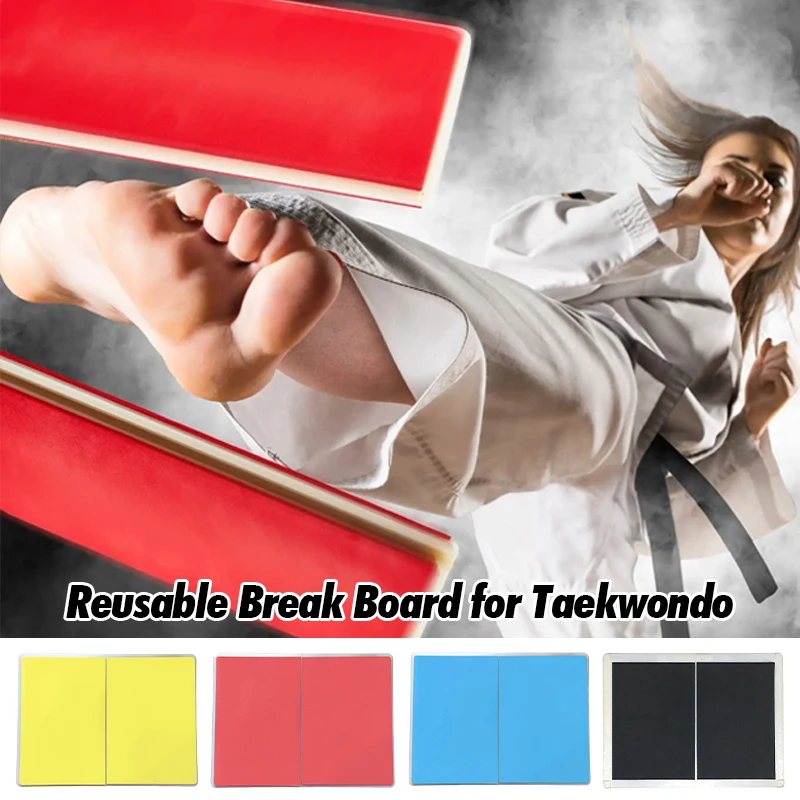 Reusable Break Board Martial Arts Training Taekwondo Rebreakable Kicking Board children\'s Taekwondo Training Performance Board