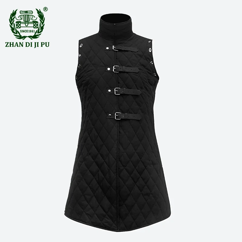 

M-4XL Costume Aketon Armor Vest Coat Medieval Viking Sleeveless Outfit Larp Warrior Knight Hunter Outfit Spring Autumn Coat Men