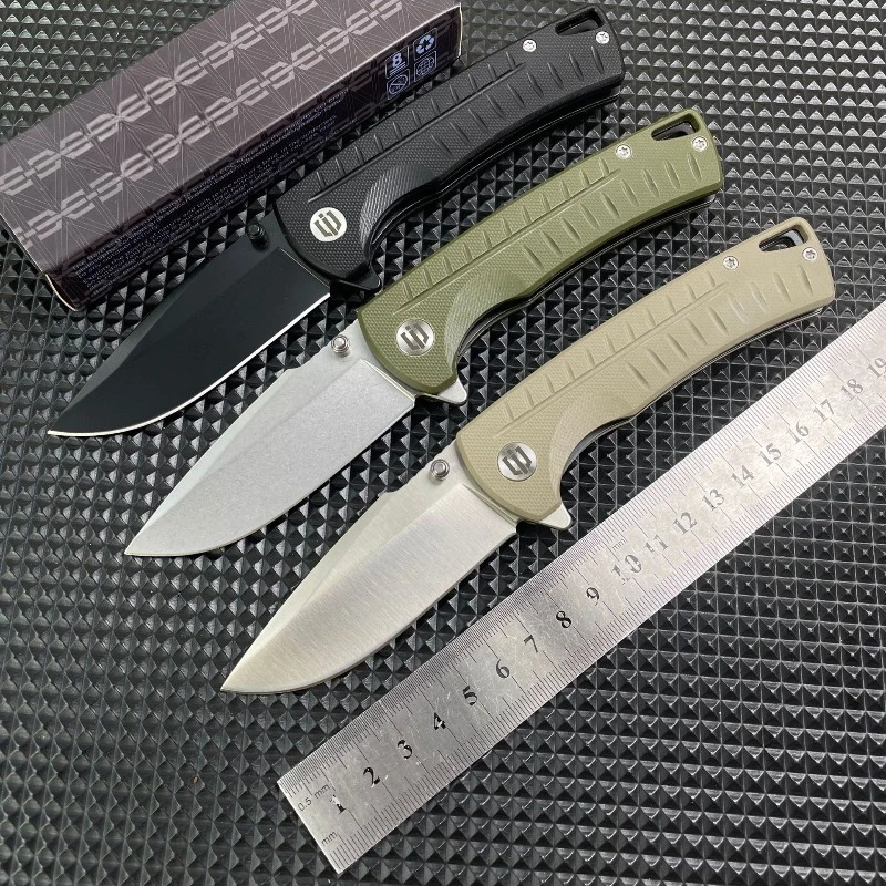 

New 2307 Folding Knife D2Blade G10 Handle Camping Survial Outdoor Hunting Tactical Self-defense Pocket Knives EDC Multitool