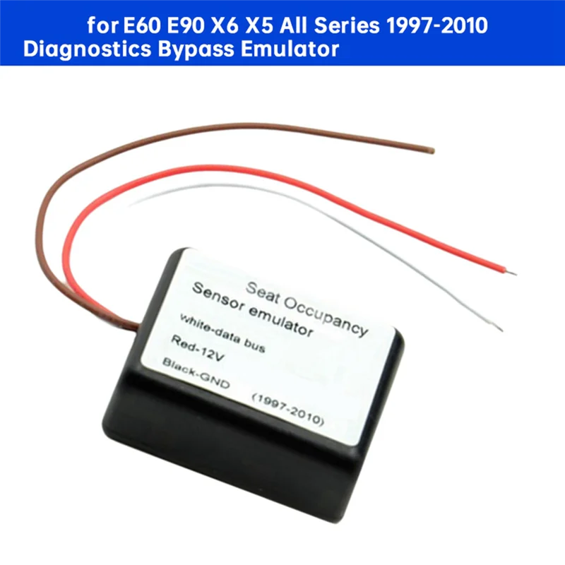 รถที่นั่งผู้โดยสาร Occupancy Mat Sensor Emulator สําหรับ BMW E60 E90 X6 X5 All Series 1997-2010 Diagnostics Bypass Emulator