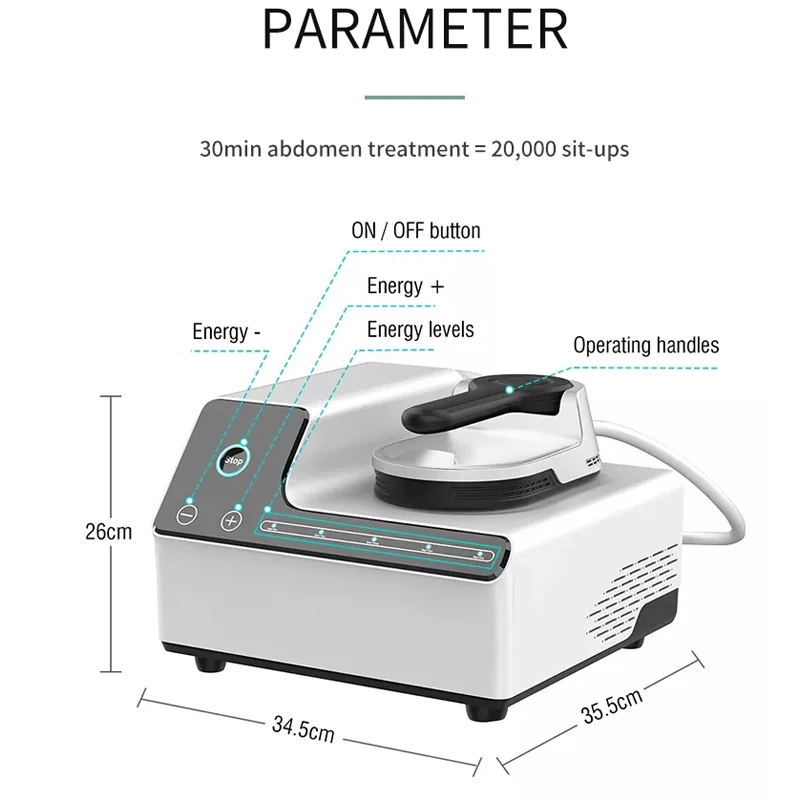 EMSzero Fat Burner EMS Machine Muscle Stimulator Electromagnetic Body Sculpting Contouring CE Certified