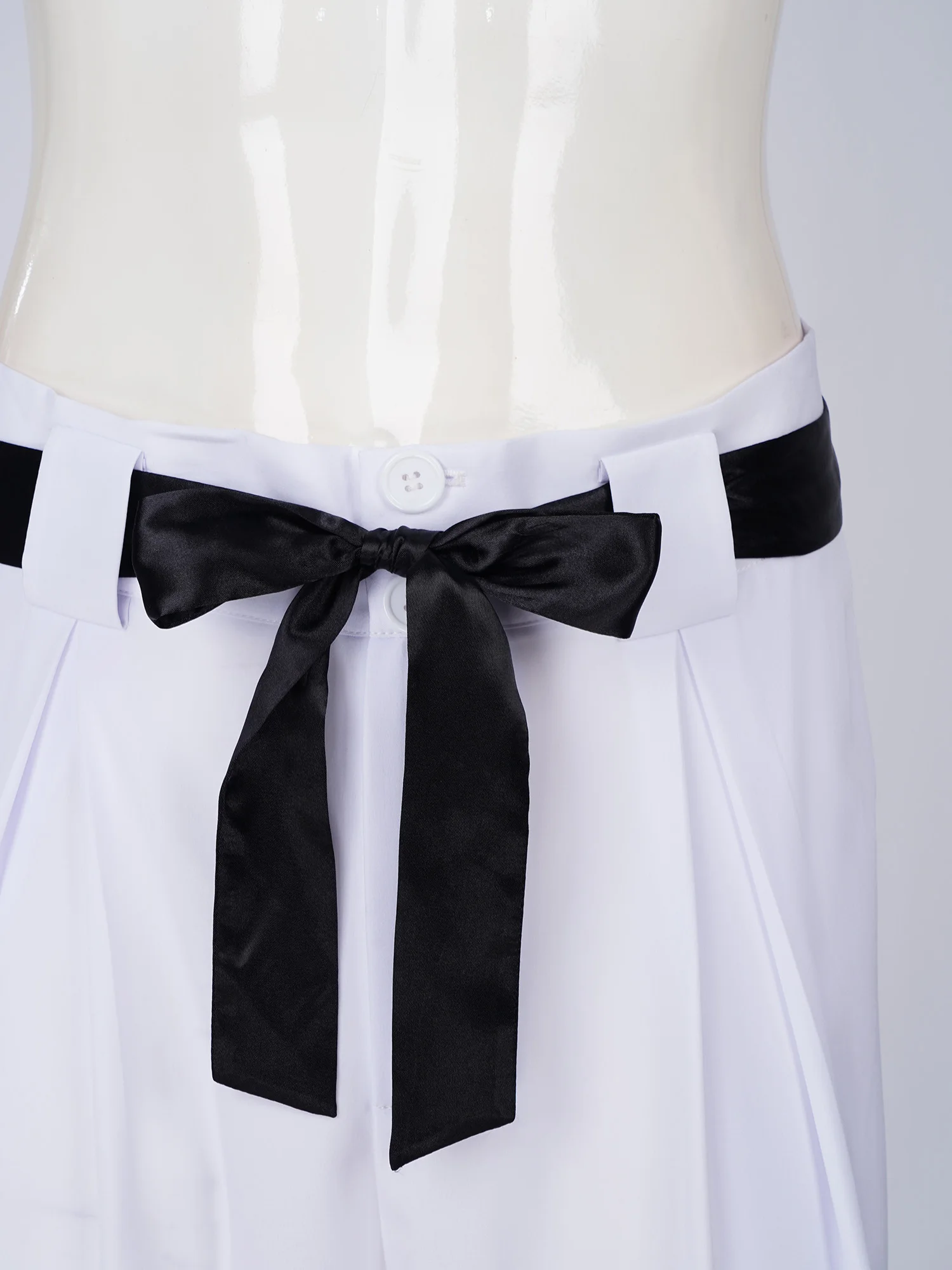 Men Halloween Arab Prince Harem Pants Buttons Belt Bloomers Costume for Theme Party Cosplay Fancy Dress Up
