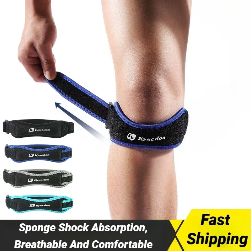 Patella Band Protection Kneecap Knee Tendon Support Strape Brace Adjustable Absorption Compression Pad Basketball