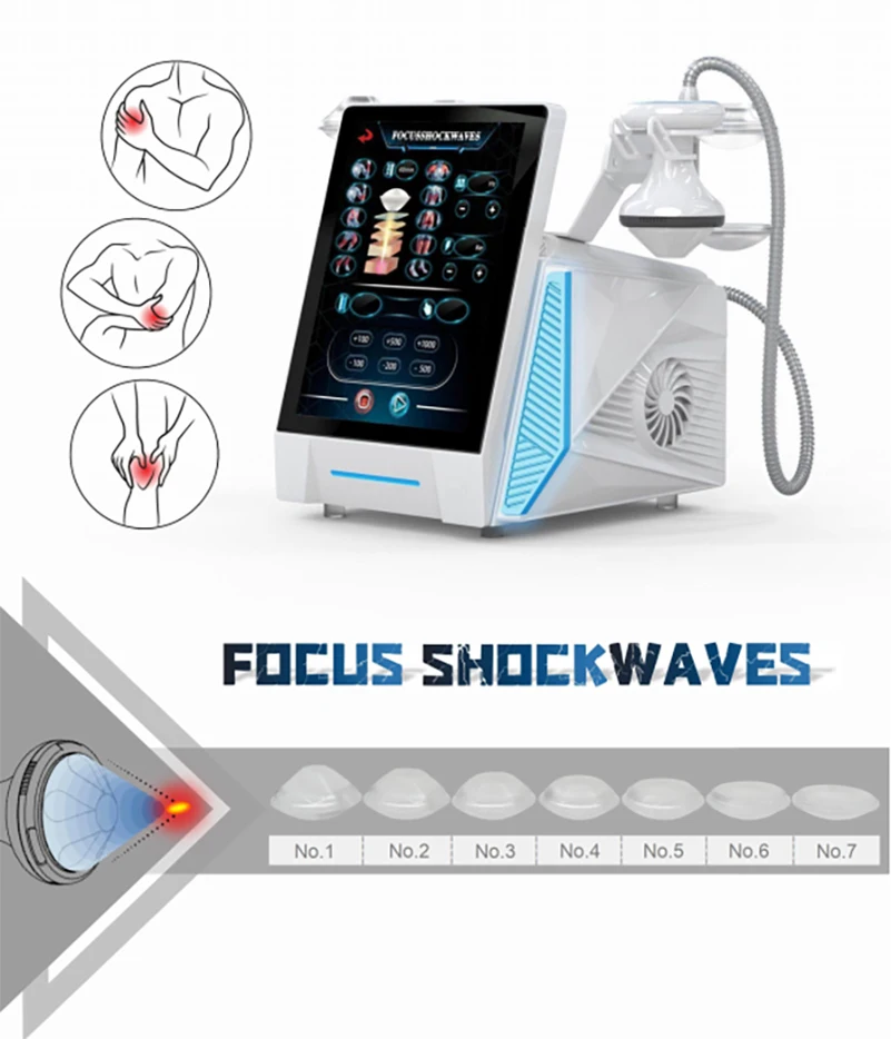 NEW Focused SWT Physical Therapy Equipments for Body Knee Back Pain Relief Injury Healing Rehabilitation