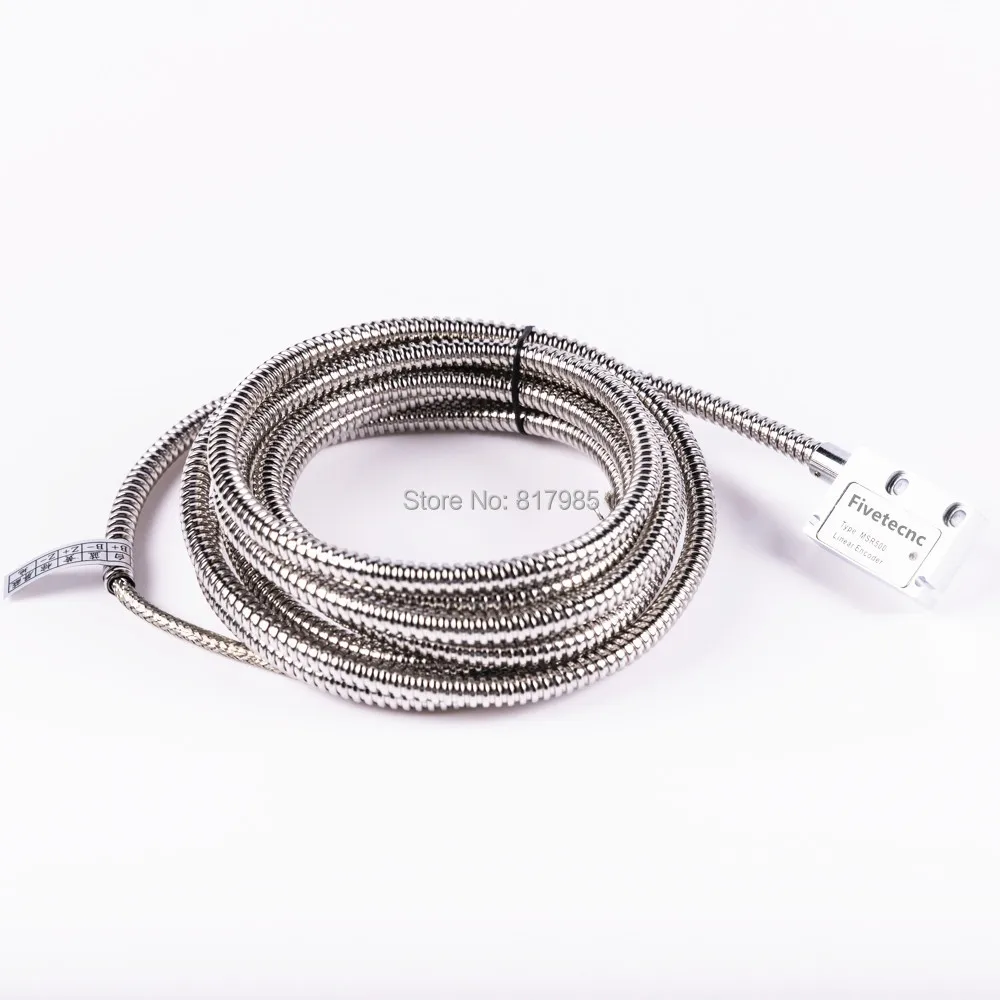 High Accuracy 1um Magnetic Sensor 5V-24V 2+2mm Tape Strip 0.001mm Magnet Encoder with 3 Meter Cable