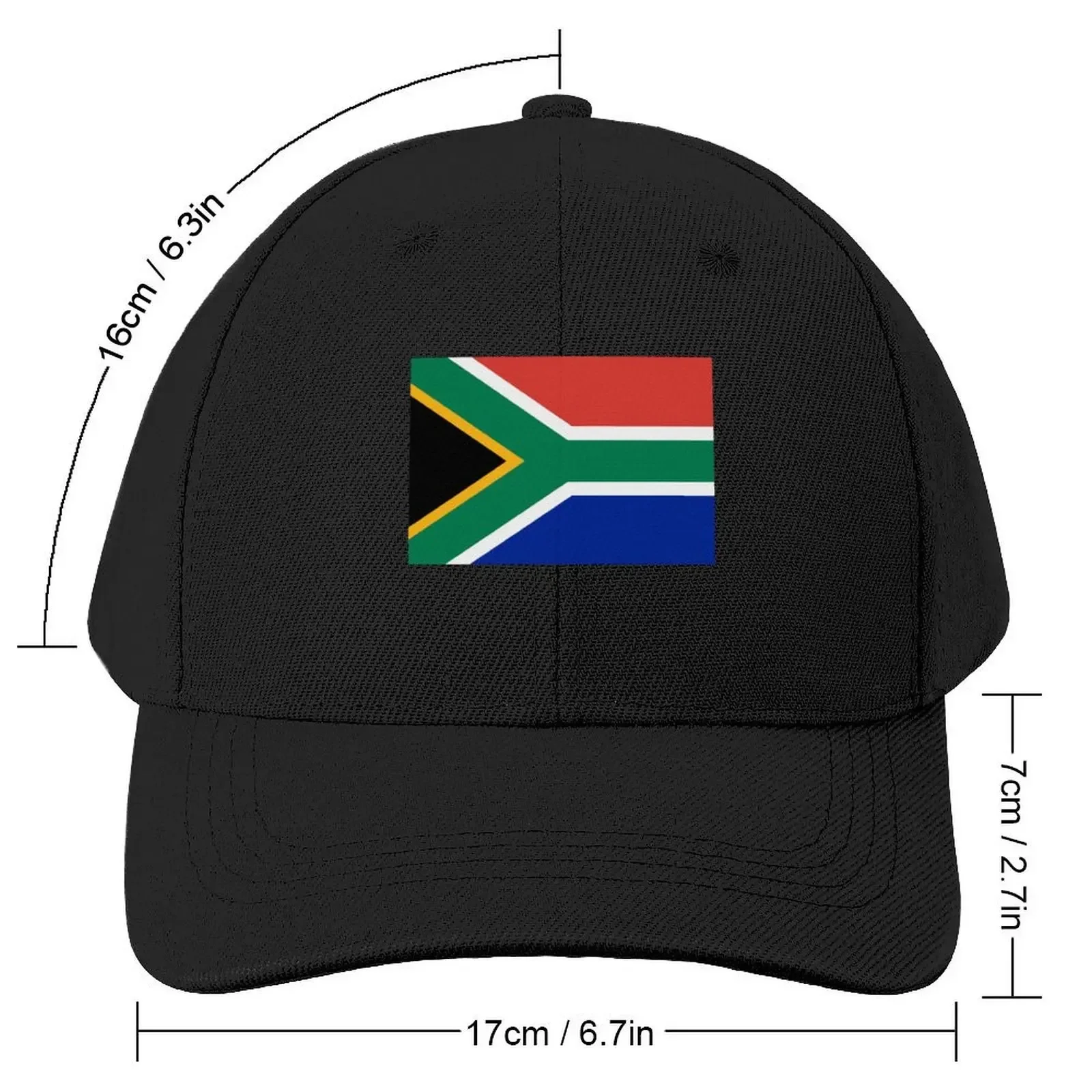 South Africa South African Flag Baseball Cap Cosplay Rugby Snap Back Hat summer hat For Men Women's