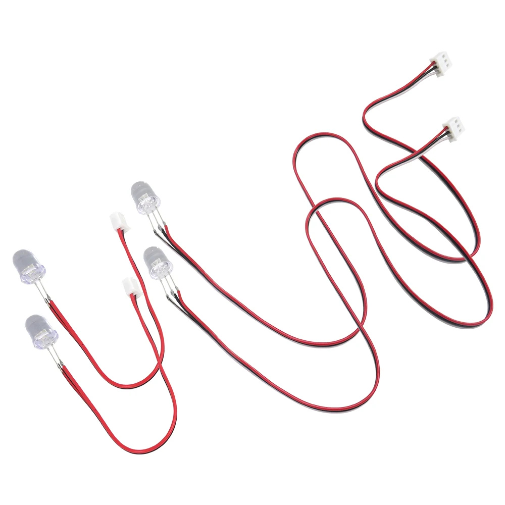 Flytec Offizielles Original V803-08 LED-Licht-Set, Ersatzteile für 4 Tanks, Dual-Antenne, RC Karpfenangeln, Köderboot