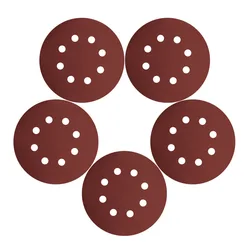 Premium 180mm Sanding Discs, 7 Inch 8 Loop Sandpaper, 100 Pieces with Assorted Grits from 80 to 2000 for Polish Tool Accessories