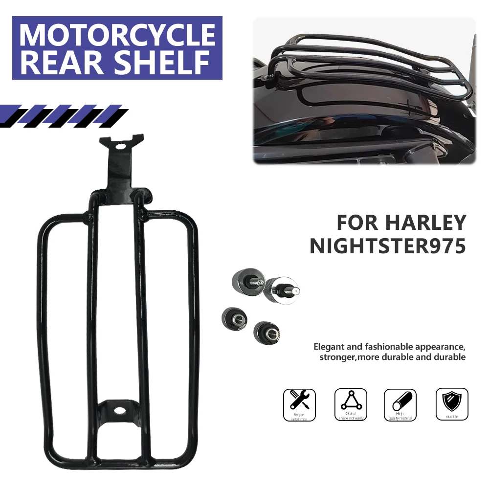 

For Harley Nightwalker 975 Nightster975 Modified Rack Rear Luggage Rack 975 Rack Motorcycle Luggage Rack