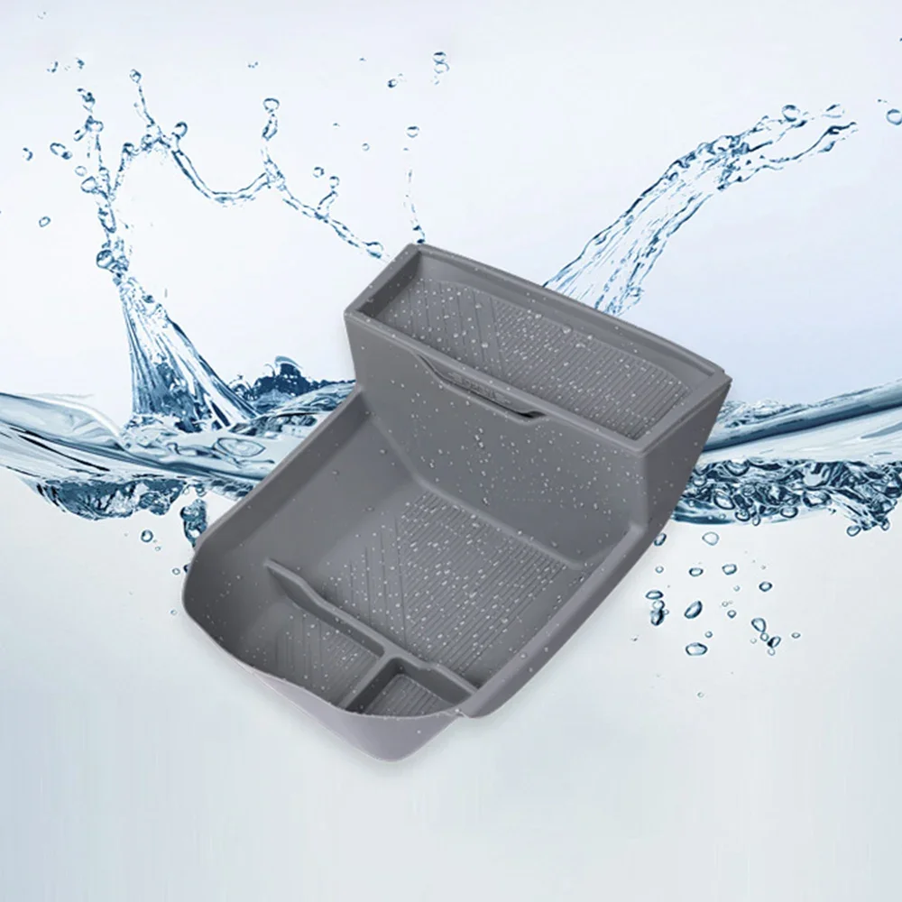 جديد ل Zeekr 7X 2024 2025 تحت صندوق تخزين السيليكون للتحكم المركزي لوازم التعديل الداخلي صندوق مسند الذراع صندوق تخزين